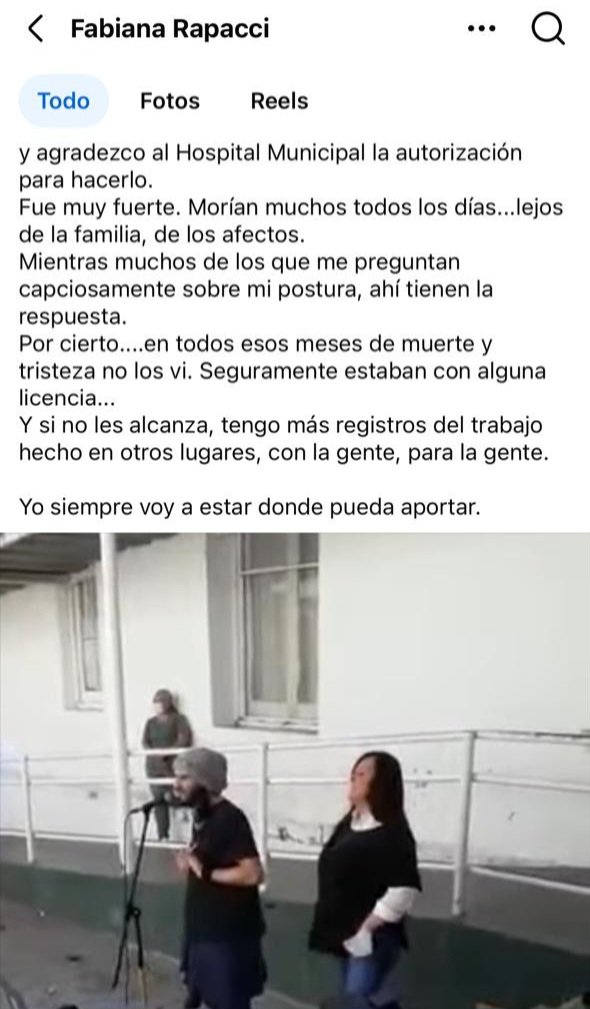 Fabiana Rapacci, vicepresidenta del <a href="/UCRBahiaBlanca/">UCR Bahía Blanca</a>, salió a bancar al Hospital Municipal y contradijo a Salaberry y Borelli.