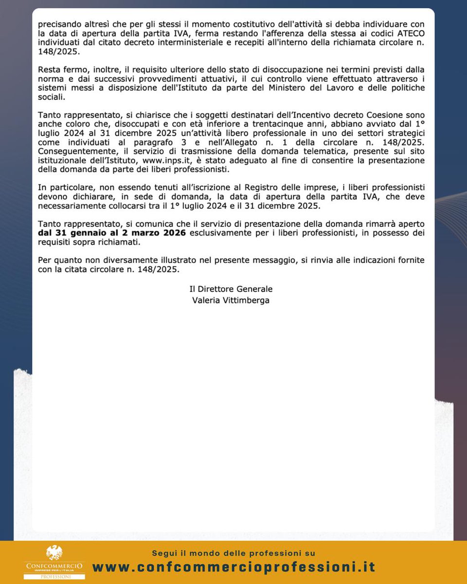 Confcommercio Professioni tweet media