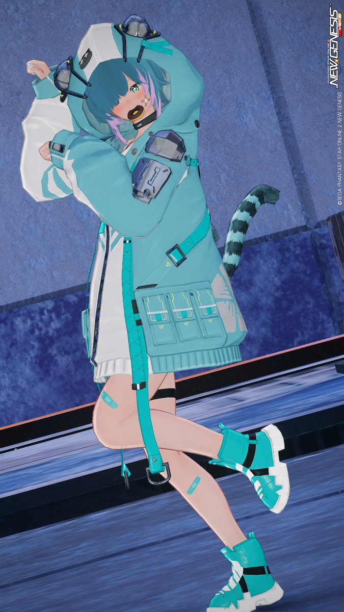 yumegatariPso2's tweet image. #PSO2NGS_SS 
#PSO2NGS 

え？猫耳どうしたって？？
フードしてるから見えないだけだよ！！
ほら、ちゃんと尻尾あるでしょ🐈

うちの子は基本的に常に猫耳と尻尾を付けてるので昔つけてないとき誰？って言われたことがそこそこある()