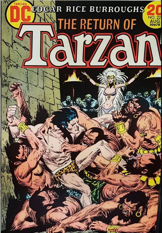 jerrykimbro1's tweet photo. Excellent cover by Joe Kubert for his DC comics adaptation of The Return of Tarzan... #ERB #Kubert #Tarzan https://t.co/C2aJCnMbHp