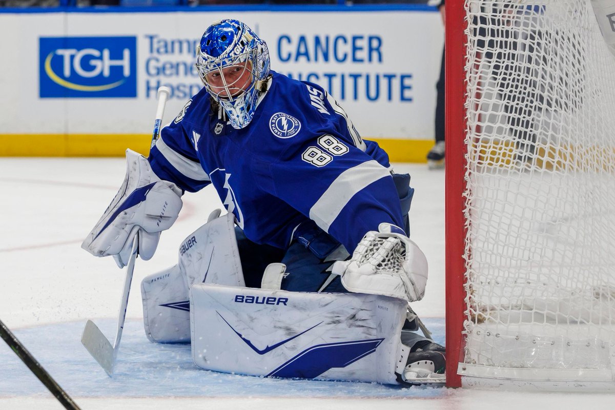 wtbre's tweet image. Vasilevskiy's Streak And Dominance Propel Lightning To Success: In assessing his 13-game point streak and the success his team has enjoyed overall, Andrei Vasilevskiy noted things have been going pretty well at the forbes.com/sites/tomlaybe…