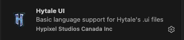 Some good news for modders making custom UI:  we have just published a vscode extension that we have already used internally that adds some basic syntax highlighting for our .ui file format that is now directly available in VS Code marketplace.visualstudio.com/items?itemName…