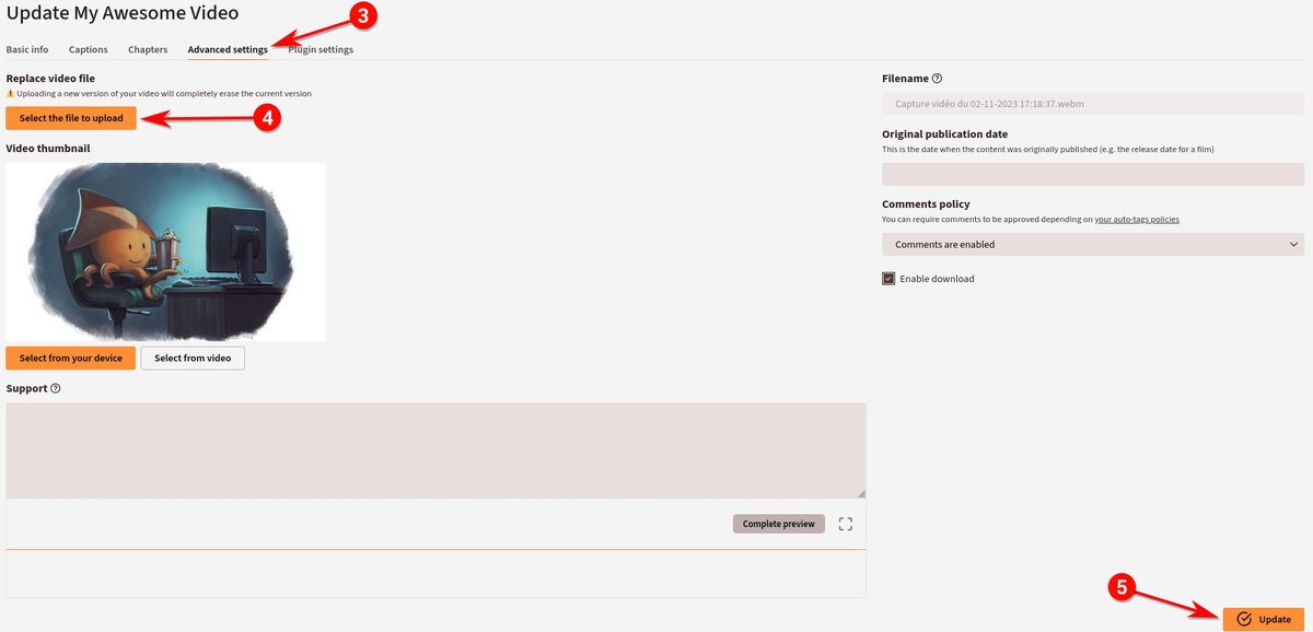 PeerTube INACTIVE ACCOUNT tweet media