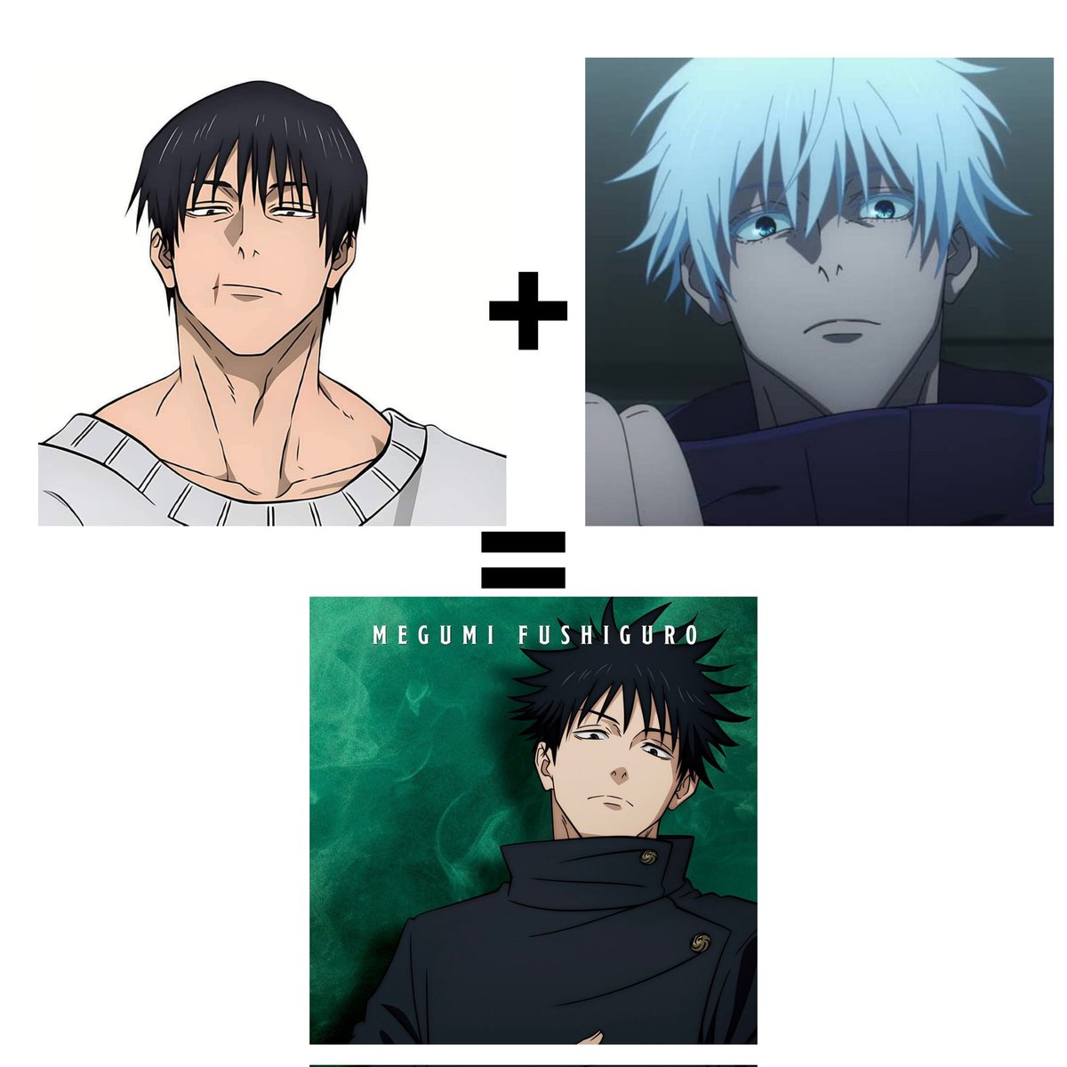 levisdear's tweet photo. guys satoru gave birth to megumi, i was there #jujutsukaisen https://t.co/sonf1j4Dgb