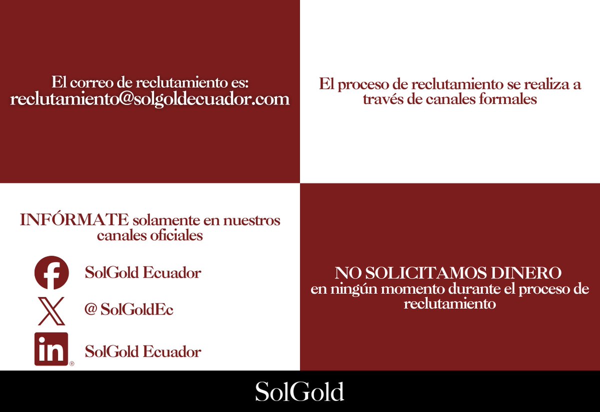 SolGold Ecuador tweet media