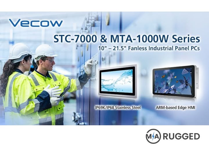 MA_Rugged's tweet image. #Vecow expands its industrial #PanelPC lineup with STC-7000 &amp;amp; MTA-1000W. From #IP69K stainless PCs for harsh washdowns to ARM-based #EdgeAI HMIs, both offer fanless design, multi-touch, and industrial connectivity. Learn more: bit.ly/4pLtbG1
#IndustrialHMI