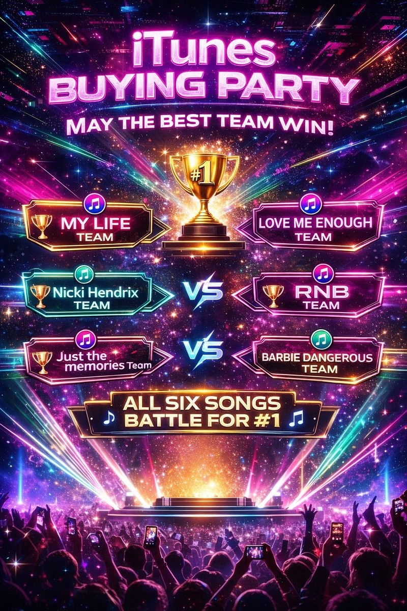 onikafanonly's tweet photo. There's just ONE more challenge left to wrap up the #TeamRNB vs "those other teams" Competition 🤭...
WE ARE BUYING RNB by @NICKIMINAJ feat. @LilTunechi & @1buttnaked on iTunes today! 🥳
😜😜😜
RUN IT 🆙 🫡 https://t.co/NekKMKQBit