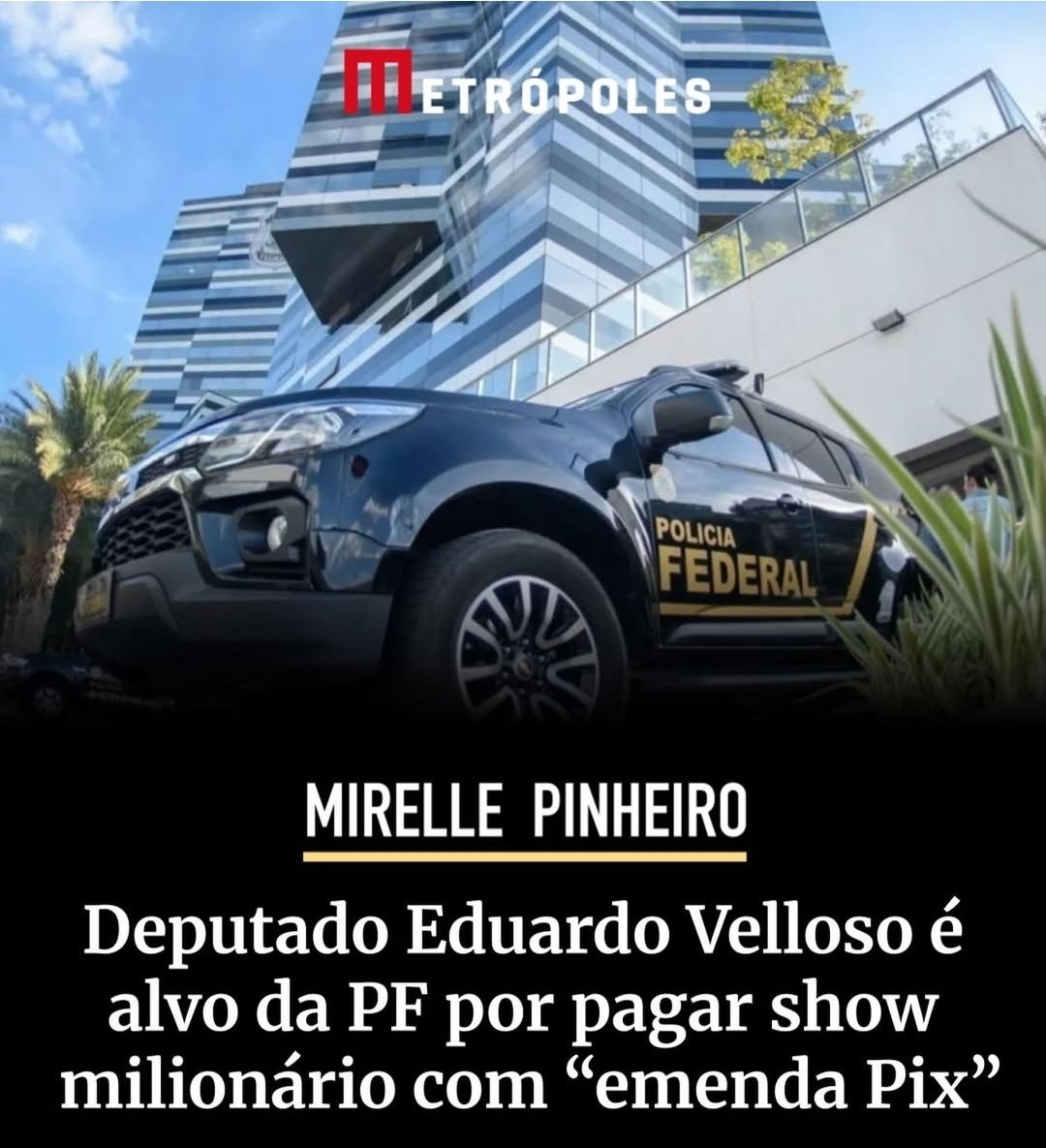 Se fosse de esquerda sairia o nome do Partido. Mas como é do União Brasil, omitem.