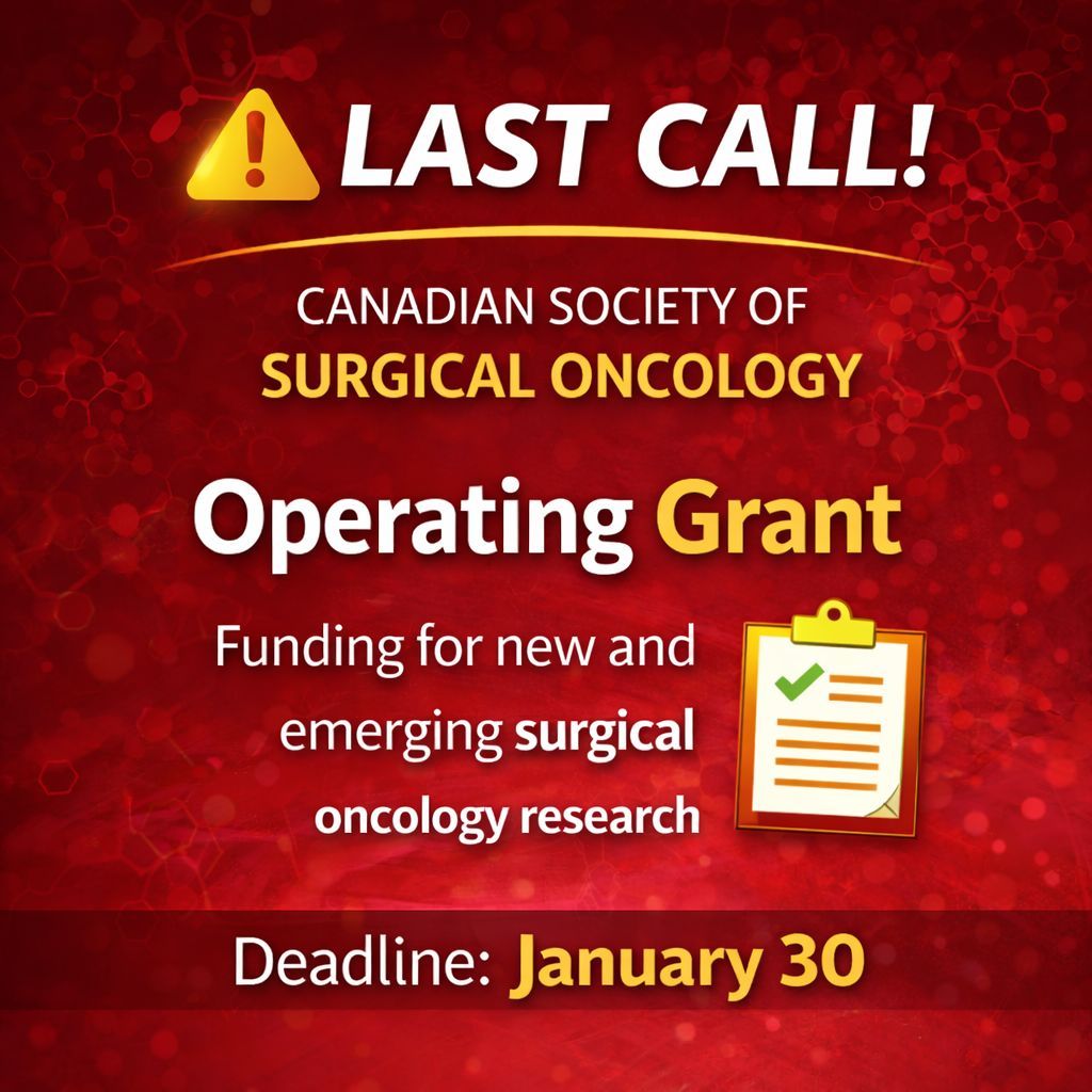 Canadian Society of Surgical Oncology tweet media