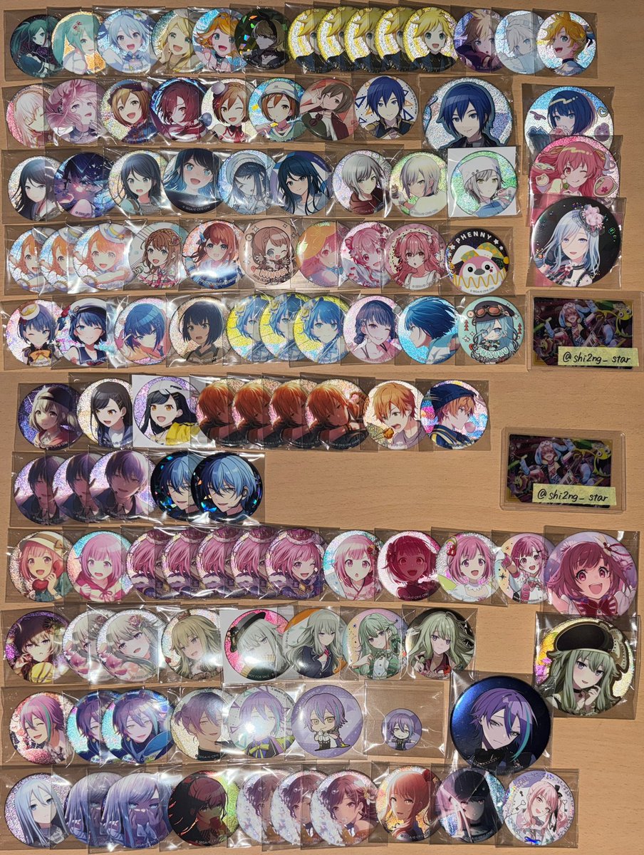 交換】プロセカ 缶バッジ 缶バッチ 47B 47C 48B 48C グリ缶 譲)) 一歌