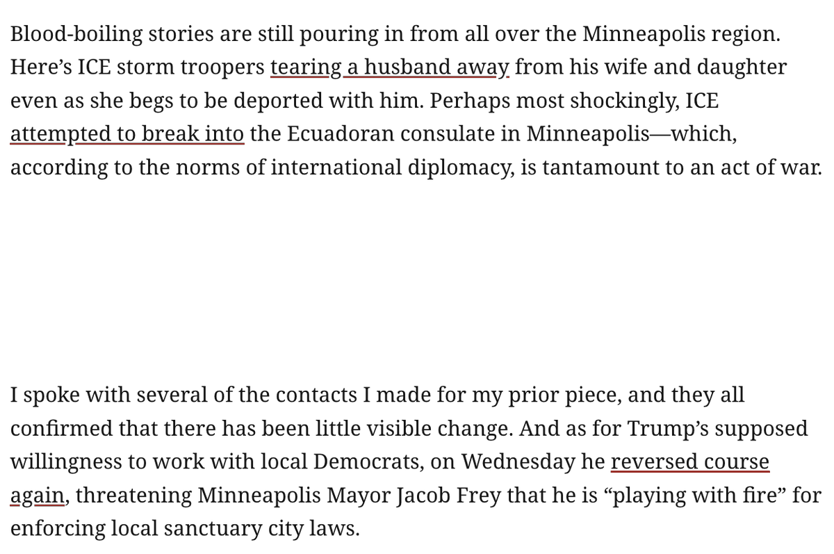 ddayen's tweet photo. Tom Homan gave a speech. Great. When anything actually changes on the ground in Minneapolis, let me, and Ryan Cooper, know.
https://t.co/UWCidv9gyw https://t.co/D4BKWf8xzi