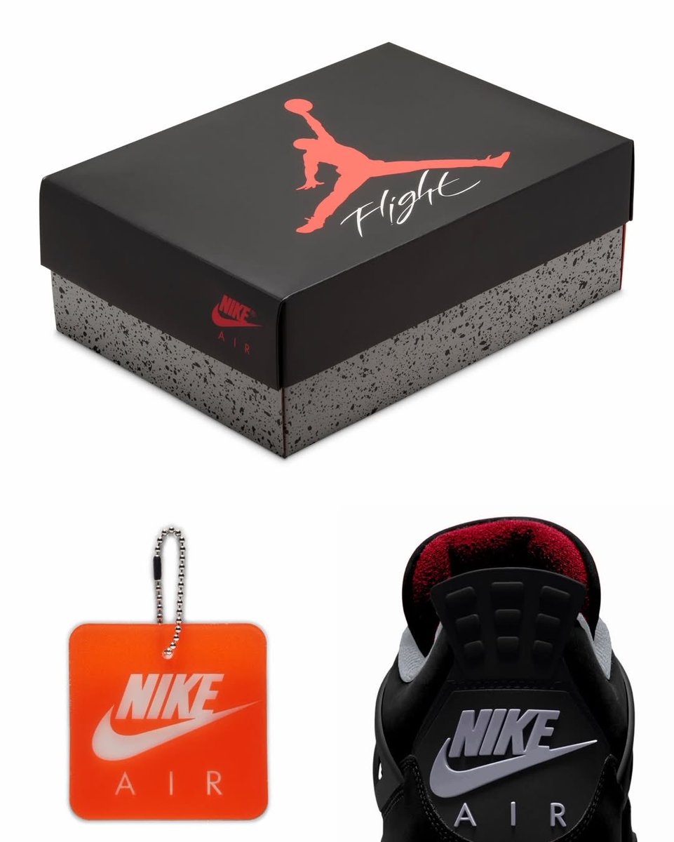 Nike Air Jordan 4 "Bred" 🌹

• $220
• November 27th
• Full family sizing 

- True-to-OG. '89 shape

LIMITED STOCK