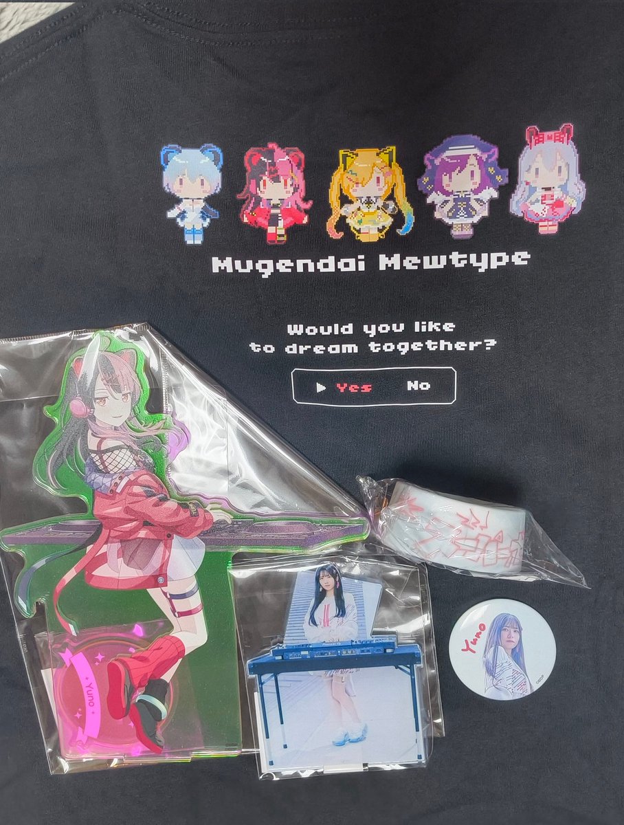 最近確保したあれこれ 欲しかったゆめみたライブグッズ 特にTシャツ