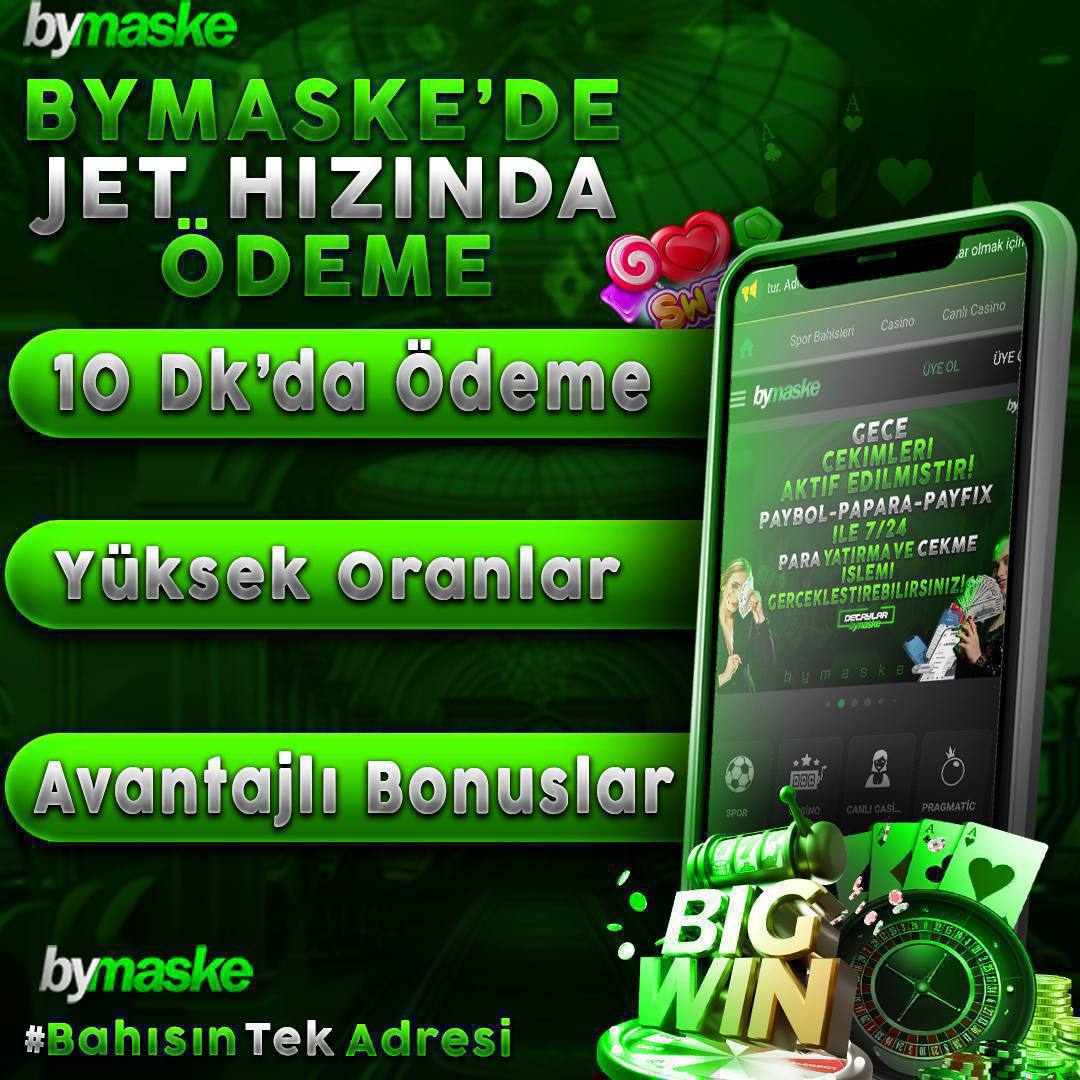 Bahsin VIP adresi ByMaske dinamikpay yöntemi 100 tl ye kadar yatırım fırsatı sunuyor.  

Daha fazla geç kalmadan gel küçük oyna , büyük kazan…  Sürpriz bonuslar   

————————————— 
bit.ly/3cGL44c 

#bet #bahis #iddaa #Spor #futbol #tahmin #FreeBet #BONUS