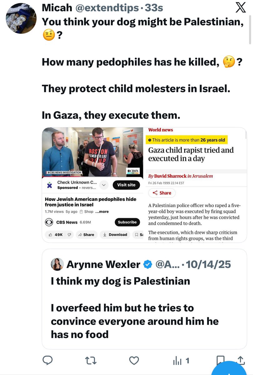extendtips's tweet photo. The difference between Palestinians and Jews… https://t.co/dXrM534SPs