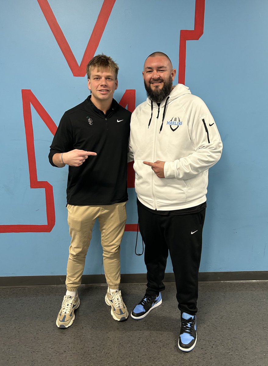 CoachSoria's tweet image. We appreciate Coach Layson Handwork (@Coach_LHandwork) from Wisconsin Lutheran College for making a stop in Hiram Clarke, TX and recruiting our Marlins! #RecruitMadison