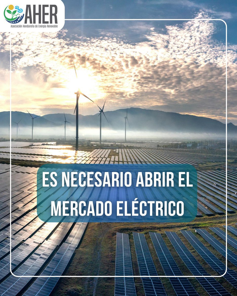 ⚡️El debate no es privatizar, es modernizar el sector eléctrico.

#Energía #ENEE #MercadoAbierto #Honduras