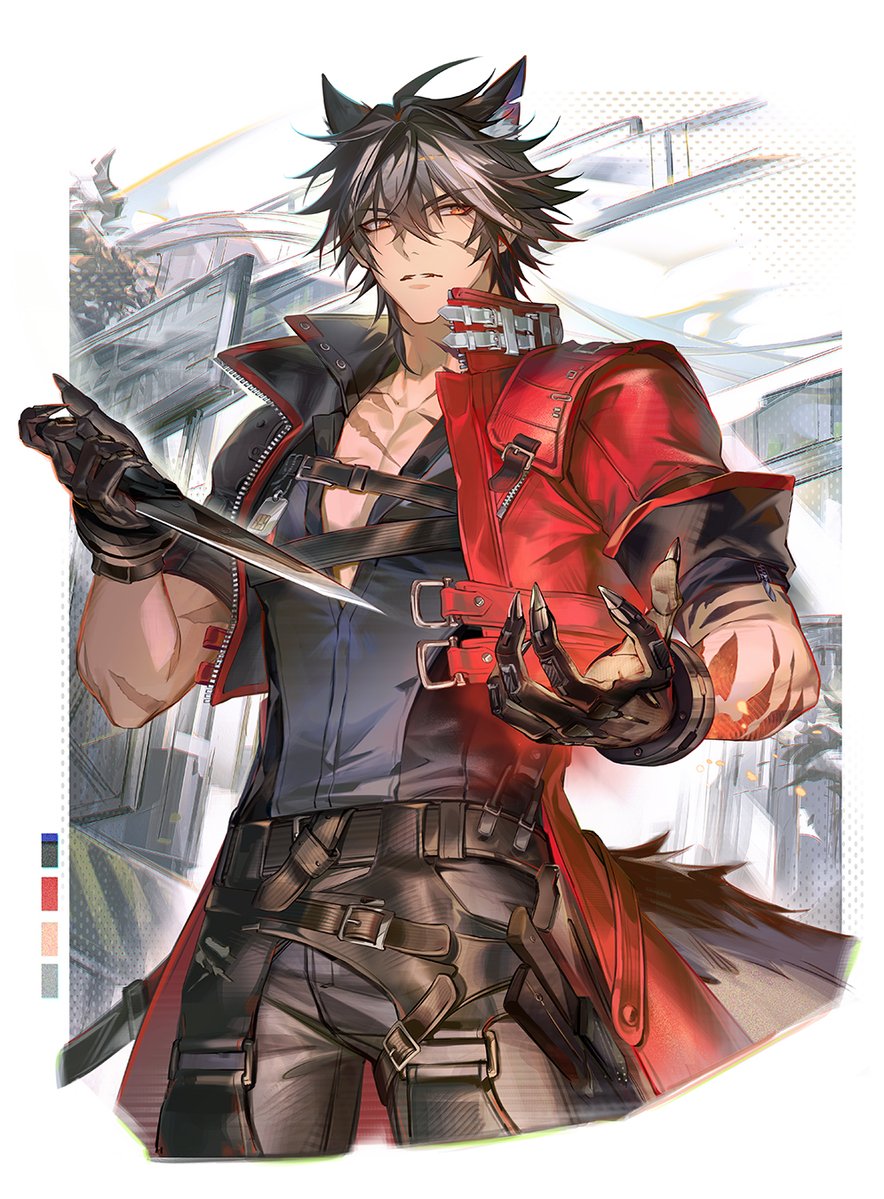 darkavey's tweet image. Little practice drawing Wulfgard