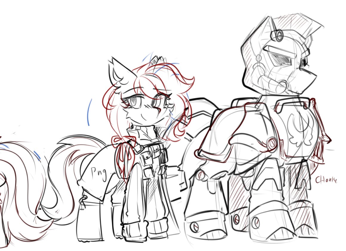 star_theft's tweet image. So happy whenever gotta draw fallout equestria. some WIP Stuff &amp;lt;3
#mlp #Falloutequestria #dusttown