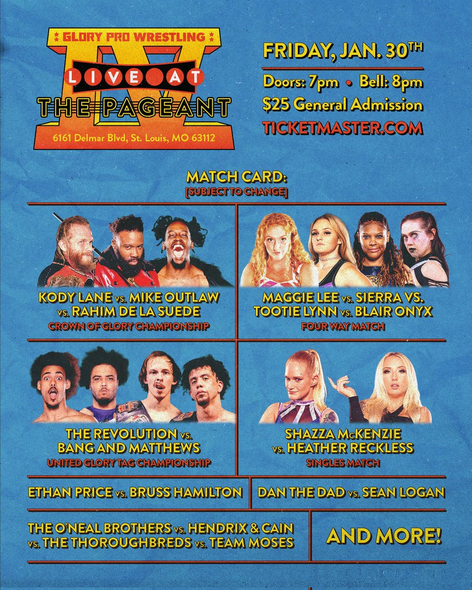 Glory Pro Wrestling tweet media