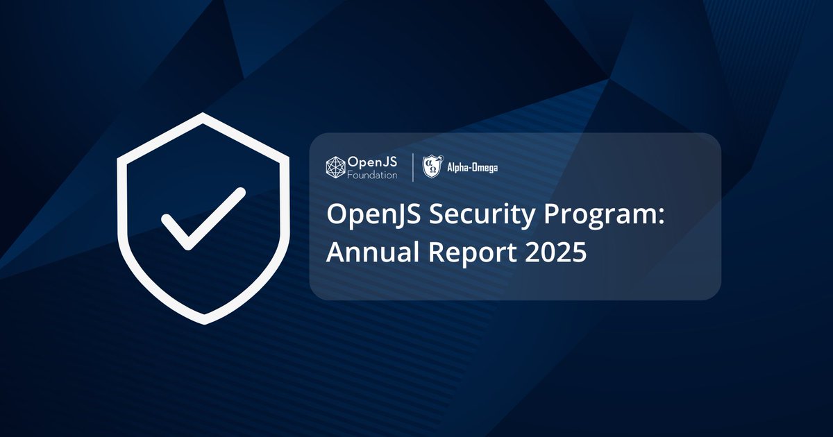 OpenJS Foundation tweet media