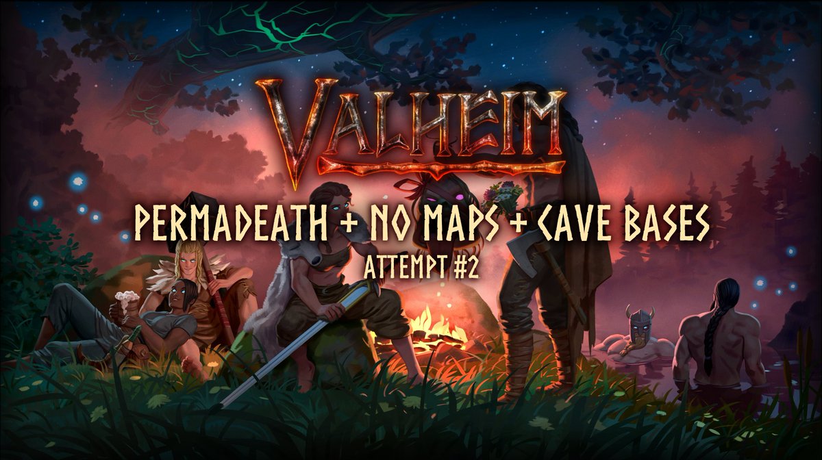 What time is it? It's MAGIC time baby! That's right, we are about to enter the mage era in our #Valheim #permadeath + no maps + cave bases only playthrough! Woohoo! My favorite part! 
twitch.tv/katspurr