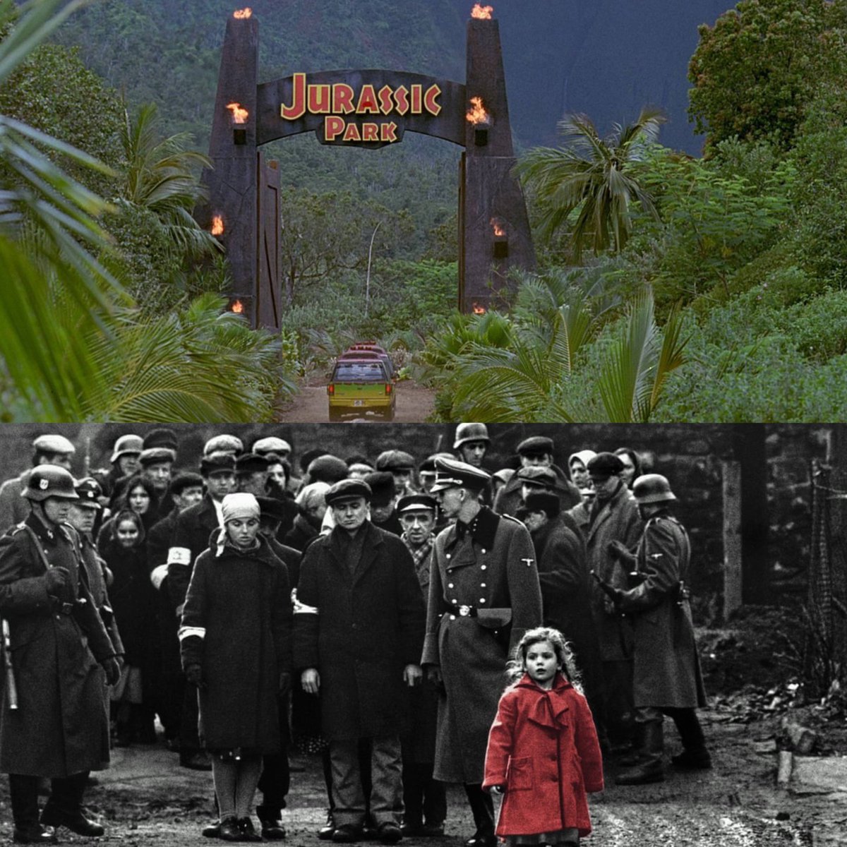 LugarCinema's tweet image. ¿Cuántos directores soñarían con haber hecho dos películas como Jurassic Park (1993) y La Lista De Schindler (1993) a lo largo de su carrera?

Pues Steven Spielberg estrenó las dos en el mismo año, que genio...