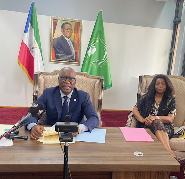 MCooperacion's tweet photo. Durante los importantes debates de esta mañana en la 73ª Sesión del Comité de Pilotaje de la #AUDA-#NEPAD subrayamos la importancia de la apropiación nacional de las políticas recogidas en la hoja de ruta continental como elemento esencial para el éxito de esa agenda. https://t.co/W8CYD4RKu3