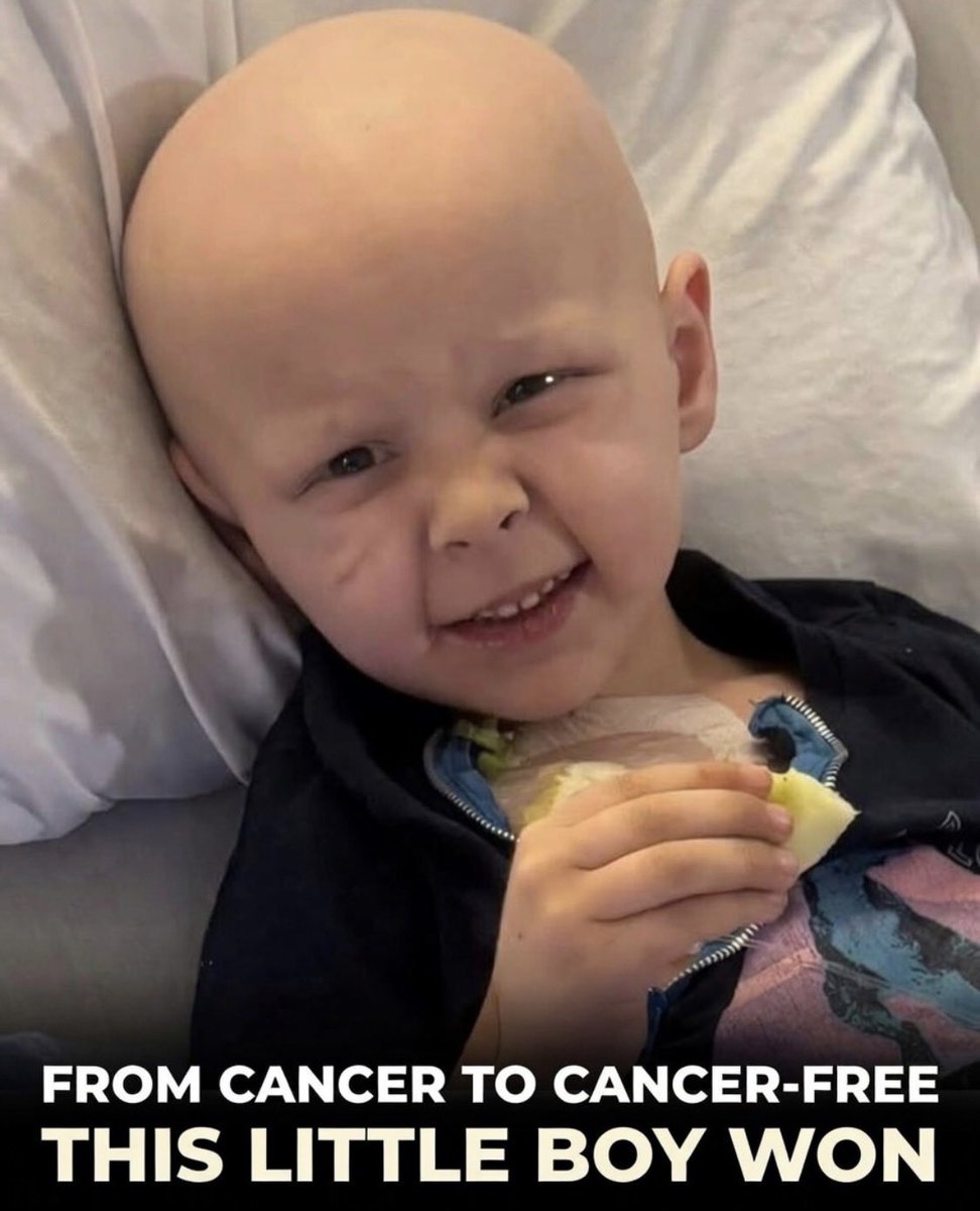 2StefanMoore's tweet photo. Miracles often whisper rather than shout.  They can emerge quietly after endless nights of worry, tearful prayers & relentless determination.

What started as a simple tumble from a swing for 3 year old Trenton quickly became a parent’s deepest fear.  Routine scans revealed the unimaginable, a tumor on his adrenal gland.  The diagnosis followed neuroblastoma, a form of childhood cancer.  Months of uncertainty unfolded.  Waiting for results, four grueling rounds of chemotherapy & a tumor entangled around vital blood vessels.  Doctors outlined risks in stark, clinical detail.

Through it all, Trenton’s mom, Sherrie, never stopped advocating.  She trusted her gut when the path felt wrong, sought second (and third) opinions & fought for answers.  Her persistence guided them to the right experts, including a crucial consultation in New York with a leading specialist at Memorial Sloan Kettering.  That decision changed everything.

Today, the news is clear & joyful.  His scans show no evidence of disease.  The tumor is gone.  Treatment is complete & no more chemo, no radiation & no stem cell transplant.  Trenton is officially cancer free & stepping into healing & a normal life again. 

Sherrie has said she felt the power of every prayer lifted for her son.  She credits faith, community support & unwavering hope for carrying them through.  Looking at this brave little boy now, full of energy & ready to play, it’s impossible not to see the beauty in this outcome.

A true testament to a mother’s love, medical courage & the strength that comes from refusing to give up. 

Congratulations to Trenton, Sherrie & their family on this incredible victory. ❤️