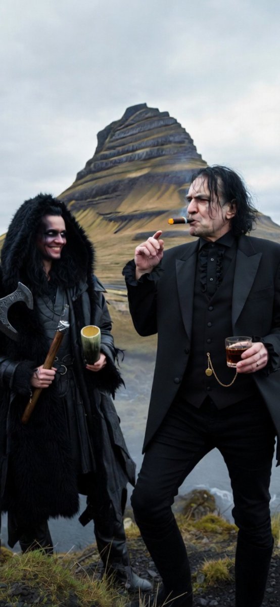SopranosYo42623's tweet photo. MEETING
DEITIES &amp; DEMON
SPIRITS:

THE DEVIL &amp; LOKI
MAKE AN ALLIANCE

ATOP
MT KIRKJUFELL

https://t.co/G7mvzWsrhC

(PTSD DREAMS)

DK
#WatchThis #TYS #MATTYO #PTSD #DEMONS #EDED #BLACKMOTH #NORSE #LOKI #ICELAND #KIRKJUFELL https://t.co/4hx08F5c5z