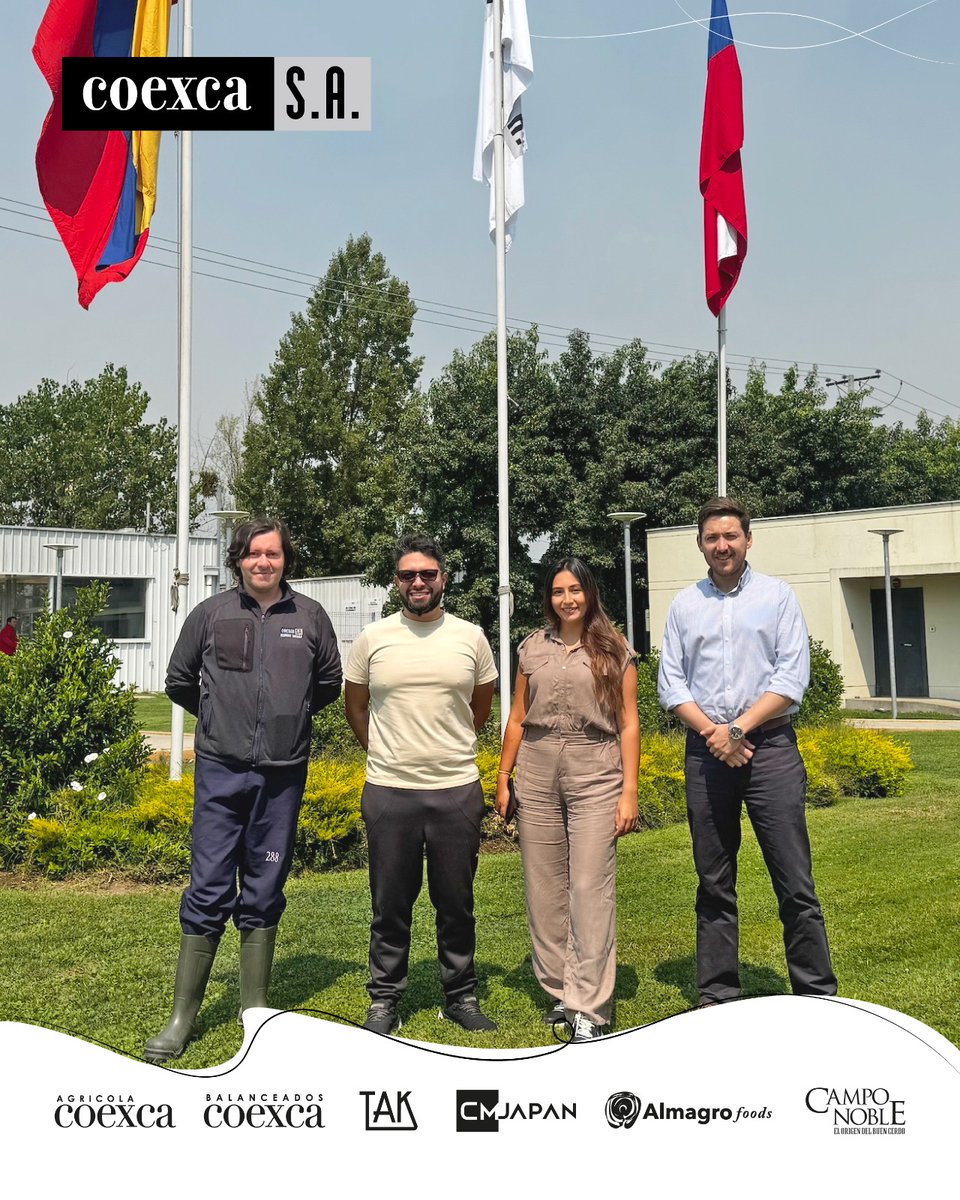 Los vínculos comerciales con Colombia se fortalecen tras la visita de E&amp;M Gourmet S.A.S. a la principal planta de procesos de #Coexca S.A., donde conocieron el proceso productivo y abordaron nuevos proyectos. Colombia es hoy el cuarto mercado de destino de la Compañía.