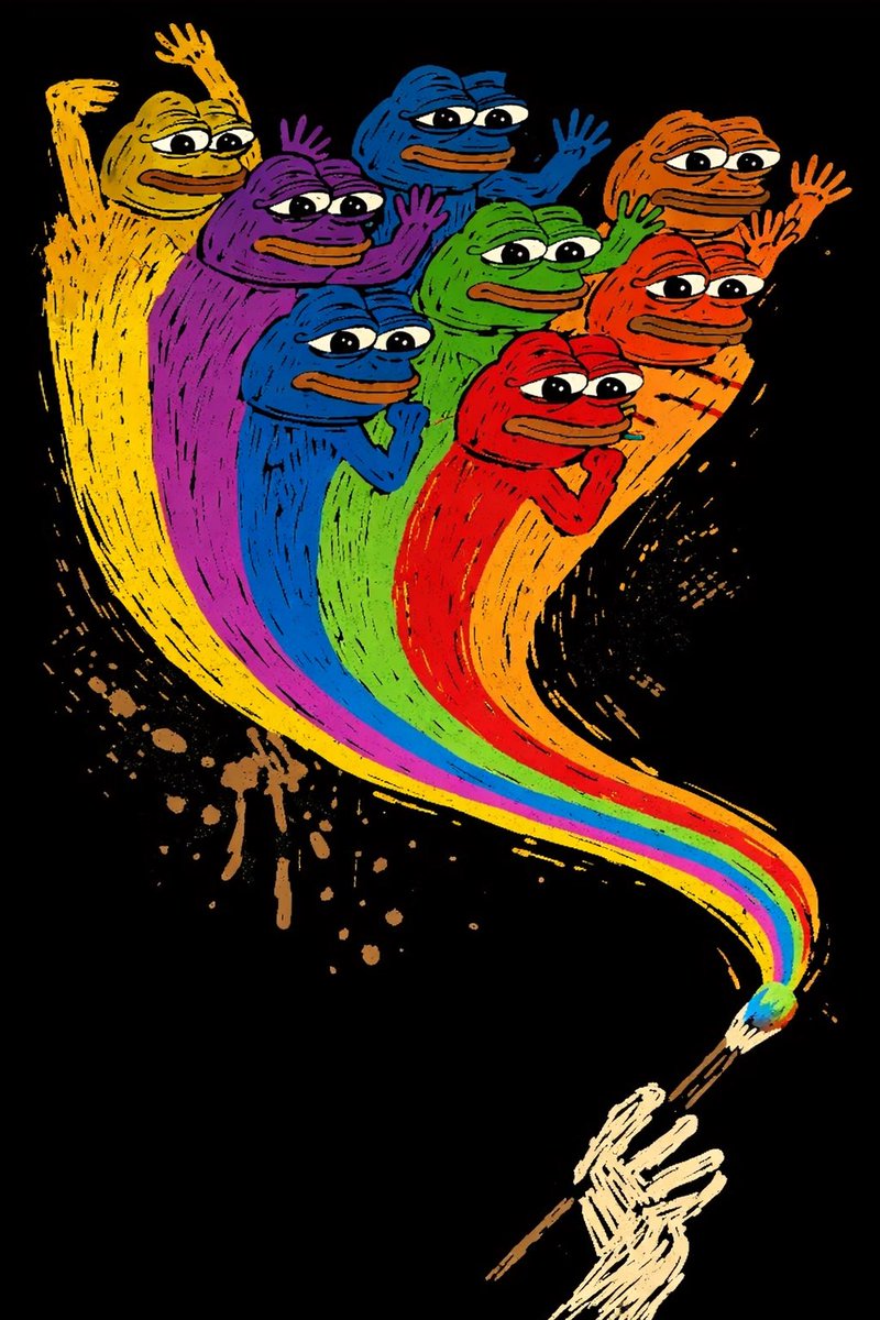 Painting over the timeline one frog at a time.
🐸💚