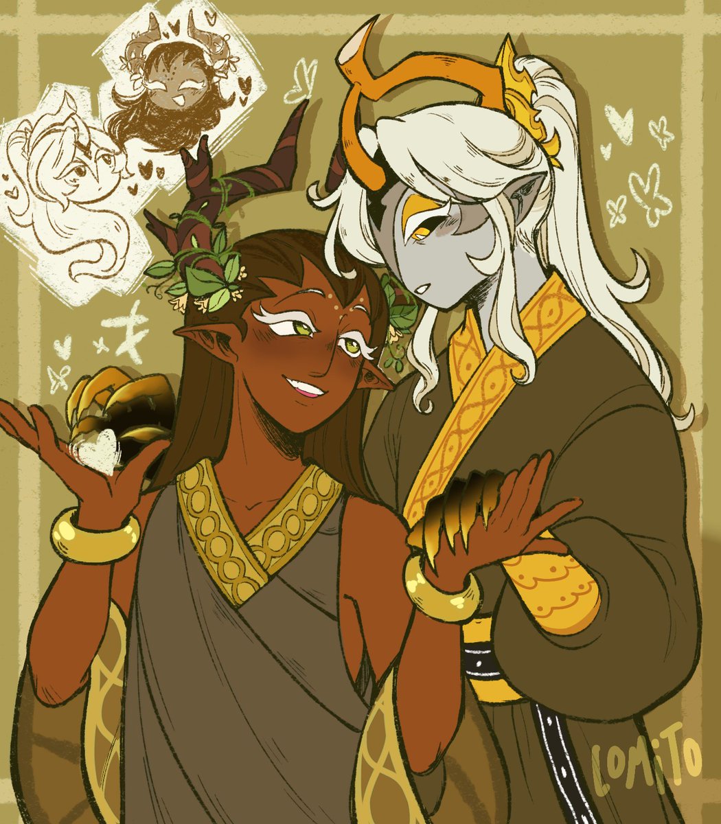 lomitowithtea's tweet photo. I started making this longantree fanart and then got hit with the idea of what if Longan ends up floating down a river that connects to Millie's forest and he discovers Longan has amnesia ✨

#longantree #millennialtreecookie #longandragoncookie https://t.co/GdZ79KPxLW