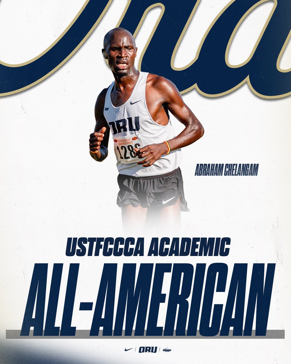 ORUXC's tweet image. 𝐎𝐧 𝐭𝐡𝐞 𝐜𝐨𝐮𝐫𝐬𝐞 🤝 𝐢𝐧 𝐭𝐡𝐞 𝐜𝐥𝐚𝐬𝐬𝐫𝐨𝐨𝐦

Congrats to Abraham Chelangam for earning USTFCCCA Academic All-American honors! 

#ORUTF | #GoldenStandard