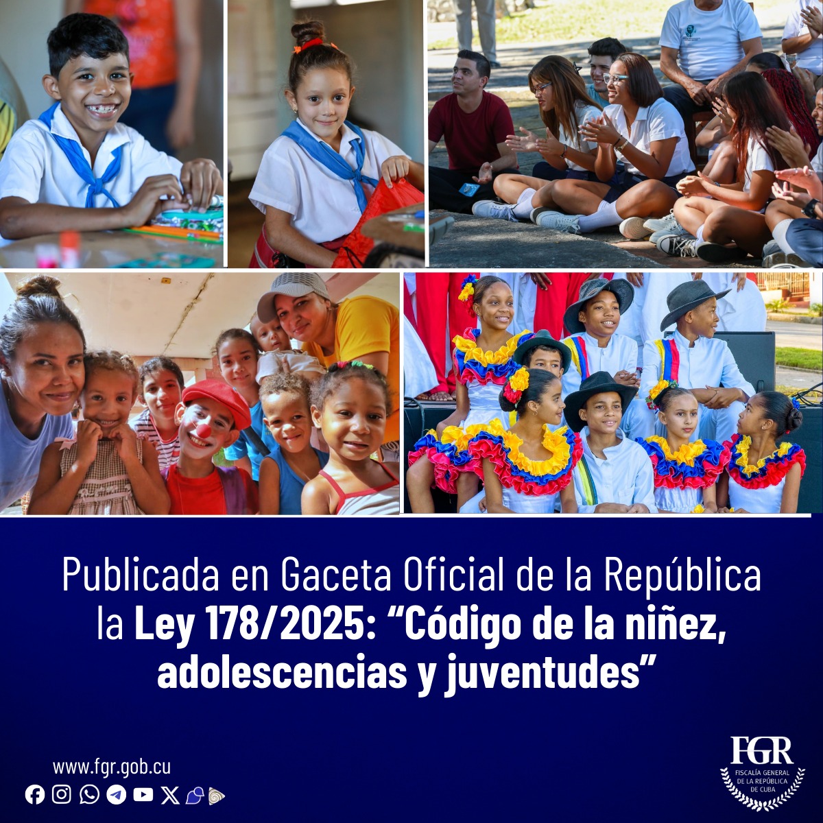Este 28 de enero la Gaceta Oficial de la República publicó la Ley 178/2025: "Código de la niñez, adolescencias y juventudes", una norma para #CrecerConDerechos.
#LatirAvileño <a href="/JHGcasanova/">julio Heriberto Gómez Casanova</a>