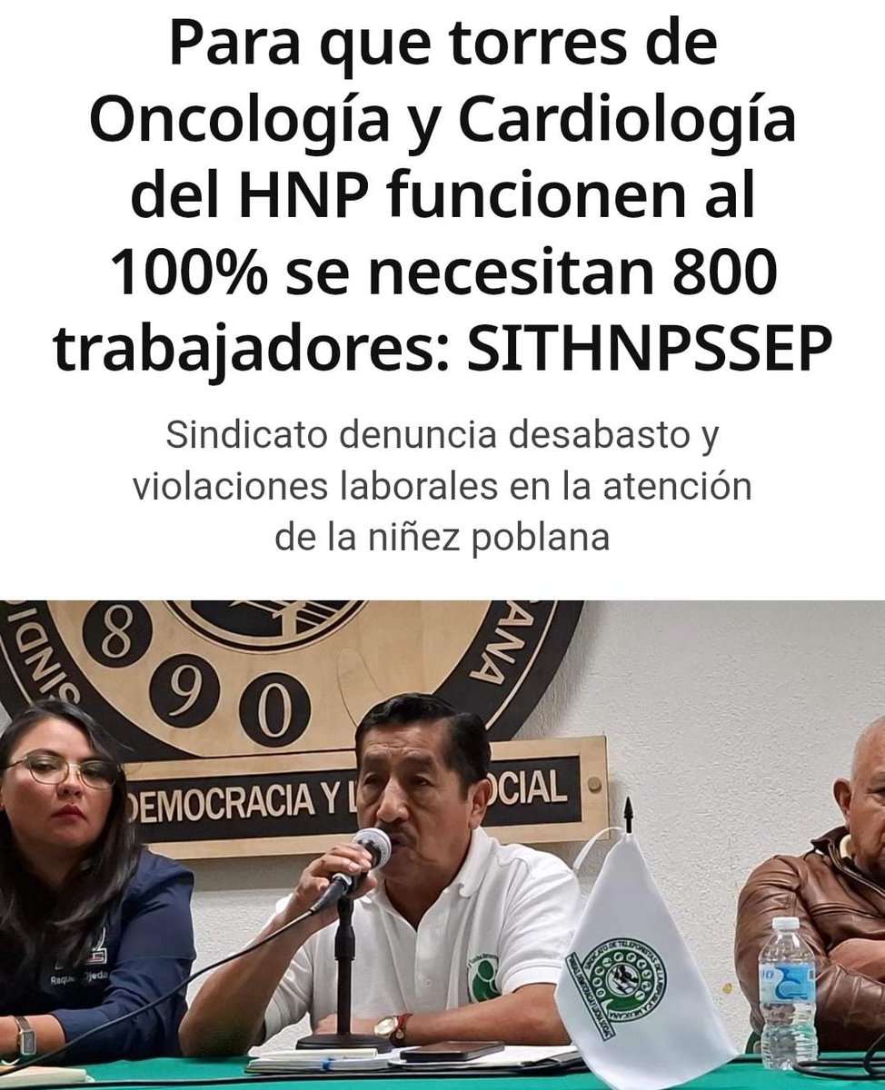 El IMSS Bienestar sigue lejos de ser como Dinamarca por la falta de voluntad del gobierno federal para invertir en lo que realmente importa. Sin 800 trabajadores, las torres del HNP no operan al cien por ciento y este abandono institucional está costando vidas.