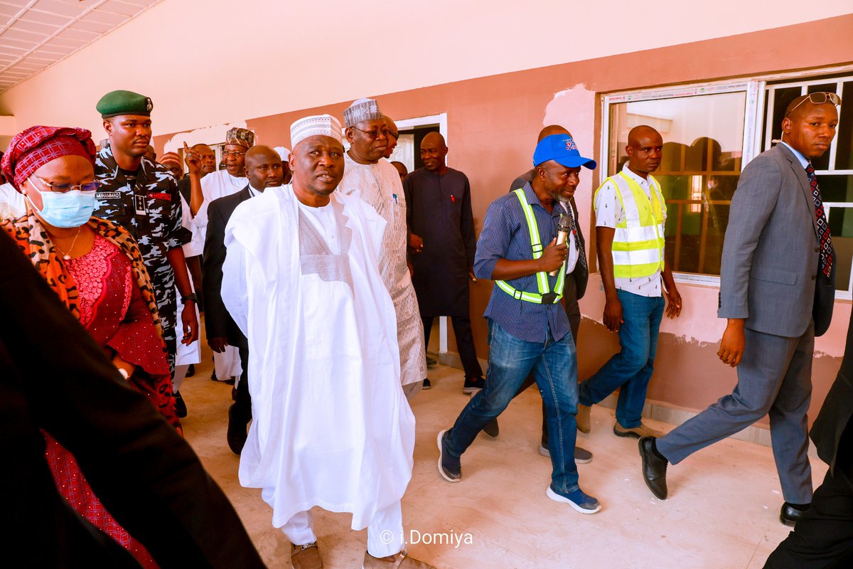 GovernorAUF's tweet photo. Today, we were in Mayo-Belwa to deliver on our promise of purposeful governance.

We commissioned the Mayo-Belwa International Cattle Market, assessed ongoing works at the upgraded General Hospital, and engaged directly with the people on their priorities, roads, power, water, security, and livelihoods.

This is what leadership looks like: showing up, taking responsibility, and getting results. Adamawa is moving forward, no excuses, no retreat.