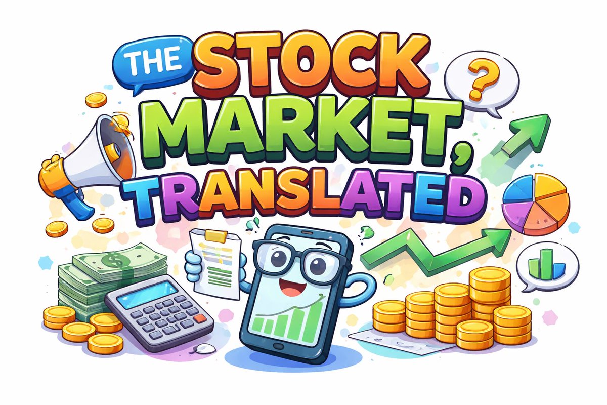 TheWholeEvent's tweet photo. Most people aren’t afraid of the stock market.
They’re afraid of what they don’t understand.

Education removes fear.

That’s why I created The Stock Market, Translated — a plain-language foundations course designed for everyday people.

Understanding comes before investing. https://t.co/RHyO4XiaD7
