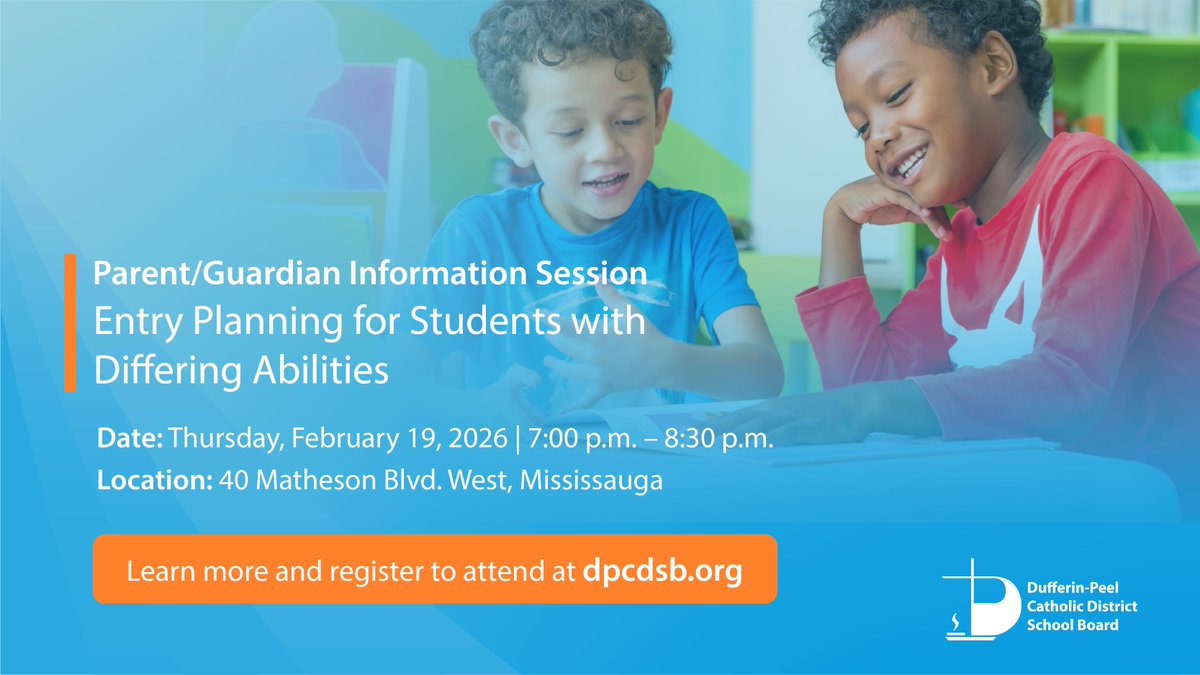 Dufferin-Peel Catholic District School Board tweet media
