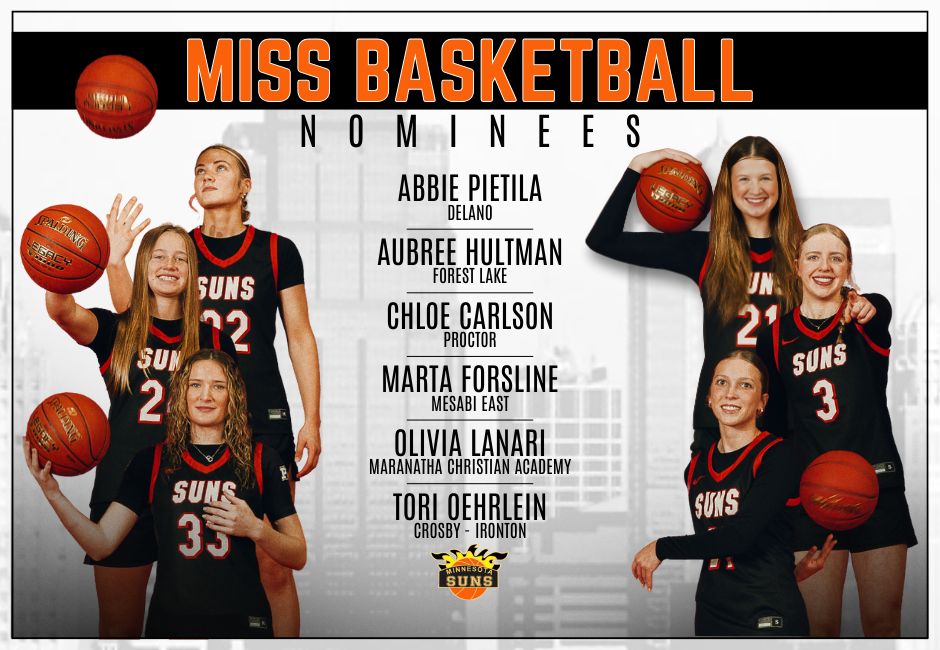 MNSunsbball's tweet image. Congrats to our Miss Basketball Nominees!!

#SunsFamily
#GrindAndShine