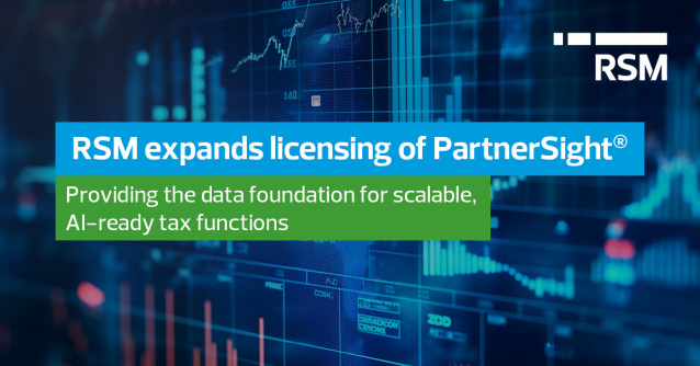 By scaling direct licensing of PartnerSight®, RSM is meeting the growing demand for modern, digital tax infrastructure. rsm.buzz/4k3VWfE