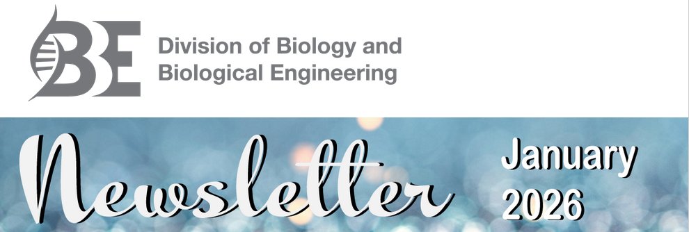 Caltech Division of BBE tweet media