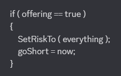 People say I shouldn't post my algo because folks will copy it.