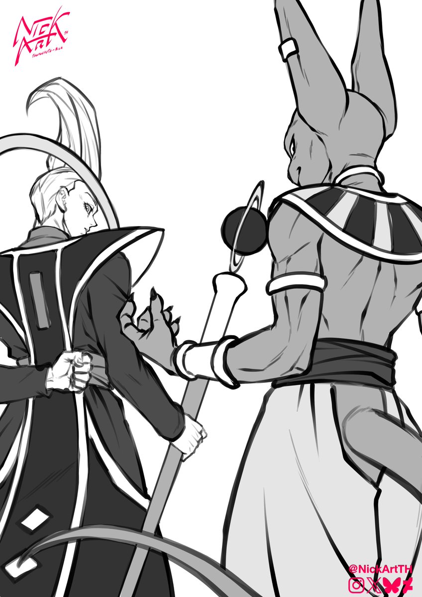 ZickArtTH's tweet image. Beerus &amp;amp; Whis