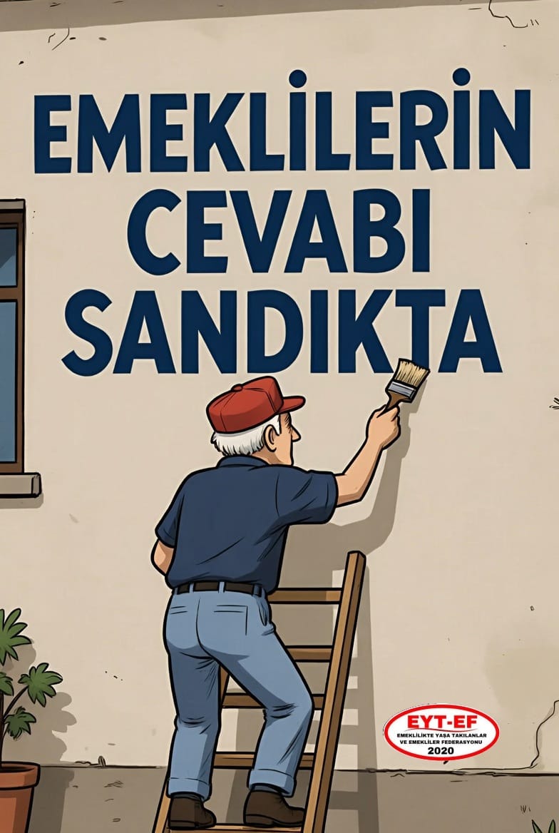 <a href="/EytEmeklilerFed/">EYT VE EMEKLİLER FEDERASYONU</a> <a href="/izmirkenthaber/">İzmir Kent Haber</a> Yeni yılda belirlenen emekli maaşının yetmediğini belirten emekliler sosyal medyayı kasıp kavurdu Sosyal medya üzerinden erken seçim isteyen #Emekli ler
#MühürEmeklide başlığı ile TT oldu‼️
#EmeklilerinCevabıSandıkta
#5000KısmininCevabıSandıkta
<a href="/izmirkenthaber/">İzmir Kent Haber</a>