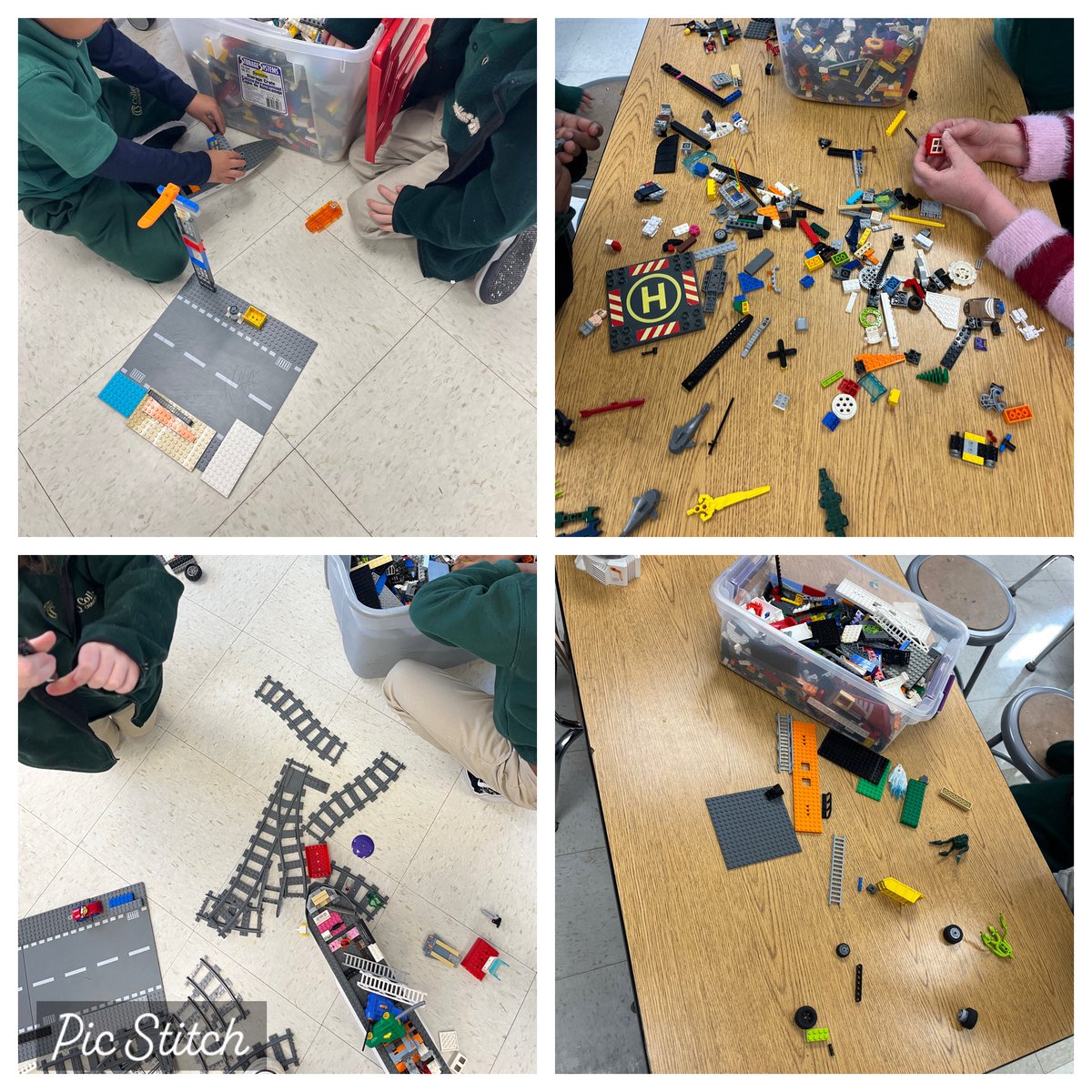 MrPowell20's tweet image. Happy Thursday! In STEM class today we decided to extend our #InternationalLEGODay and have LEGO free build today! It was a great day of seeing what my students can build! #STEM #teacher