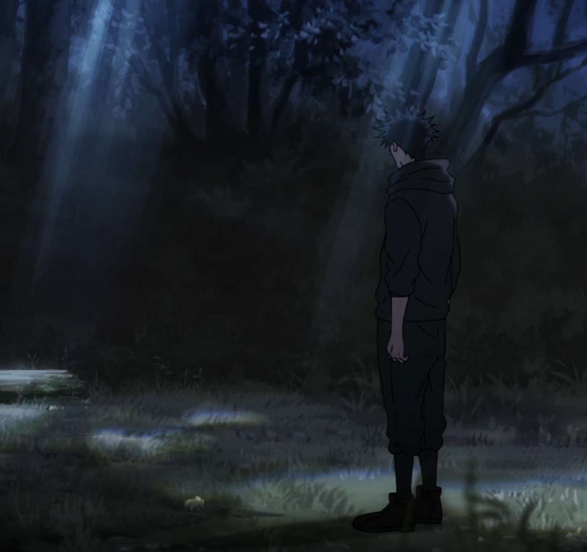 kyfriedmegumi's tweet photo. this episode is helping me push the “megumi is most beautiful in the moonlight” agenda 🙂‍↕️ https://t.co/pAZgagAlwA