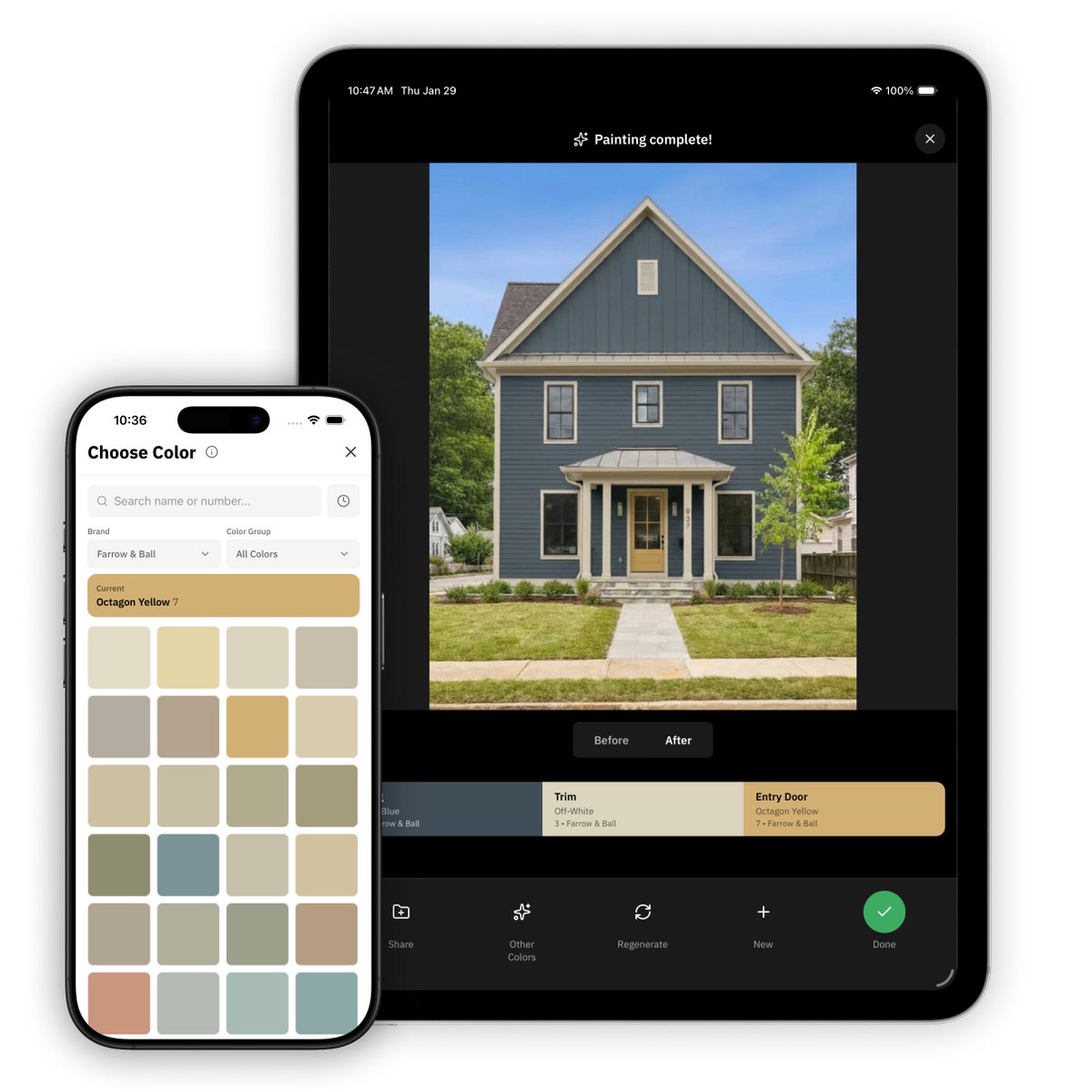 Housepaint AI tweet media