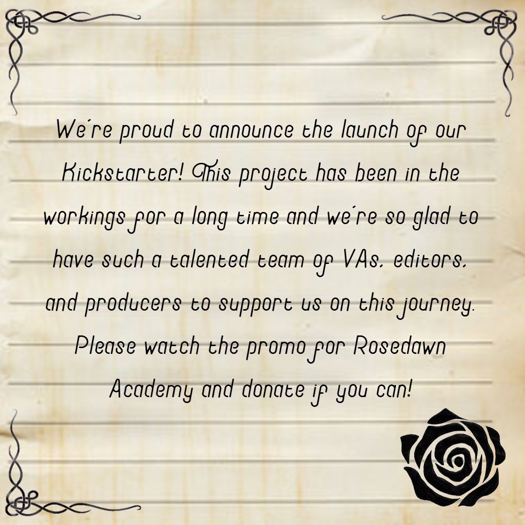 Rosedawn Academy tweet media