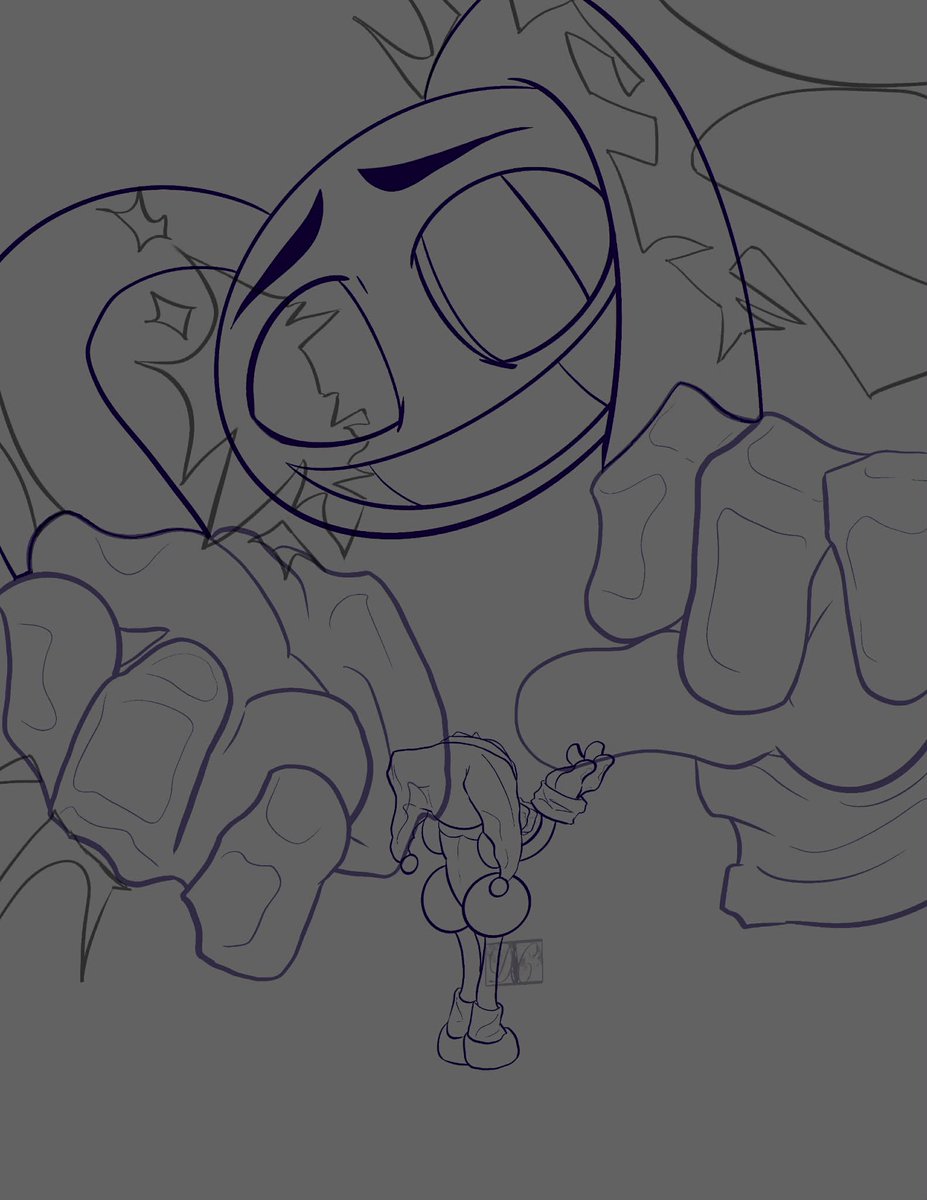 BigPuppyVeren's tweet image. Another WIP this one is going to be like SUPER rendered.

THE REAL ✨️ABSTRAGEDY✨️ HERE. 😭

#funnybunny #funbun #amazingdigitalcircus #tadcpomni #tadcjax #JaxxPomni #TADC #gooseworx #glitch